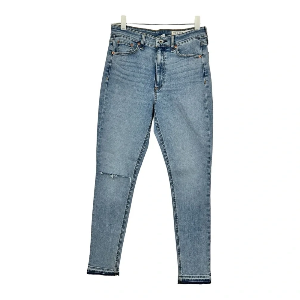 Rag & Bone Nina Distressed High Rise‎ Skinny Jeans NWT Size 28